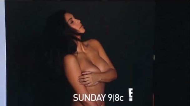 Kim Kardashian znowu kompletnie naga (Instagram)