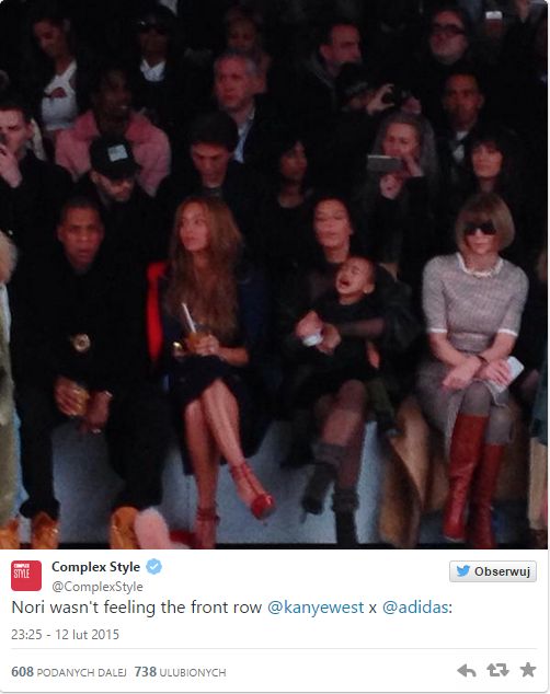 Anna Wintour podsumowała obecność North West na pokazie mody