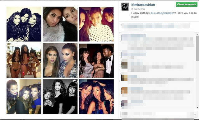 Kardashianki składają życzenia urodzinowe siostrze (FOTO)