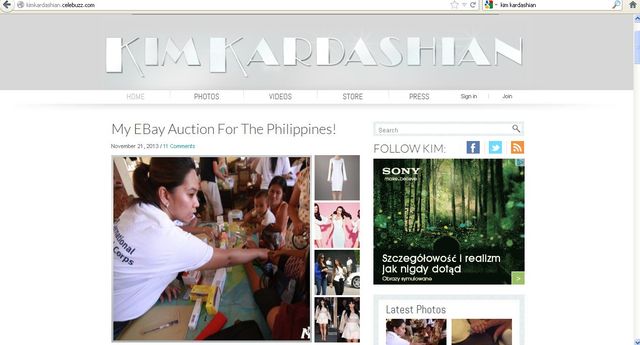 Kim Kardashian poskąpiła pieniędzy ofiarom na Filipinach 