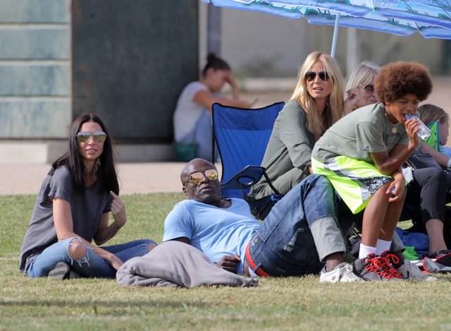 Seal z byłą żoną i obecną dziewczyną (FOTO)