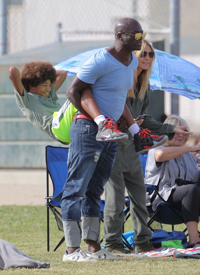 Seal z byłą żoną i obecną dziewczyną (FOTO)