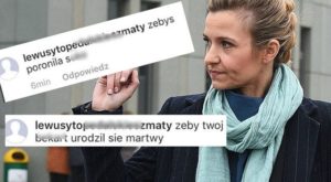 OHYDNY HEJT na profilu Joanny Koroniewskiej OHYDNY HEJT na profilu Joanny Koroniewskiej