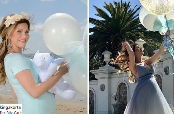Kinga Korta wyprawiła baby shower niczym KARDASHIANKI (Instagram)
