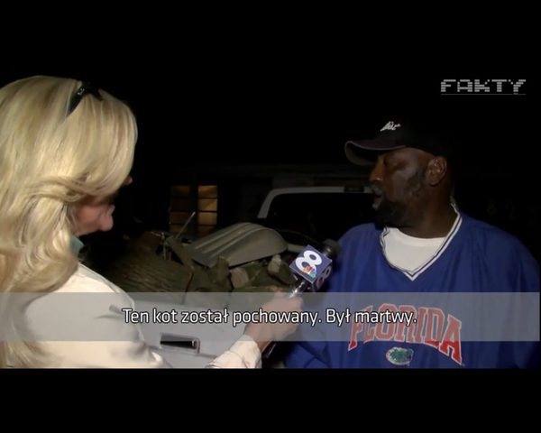 Pogrzebali kota w ziemi. Po pięciu dniach wrócił do nich