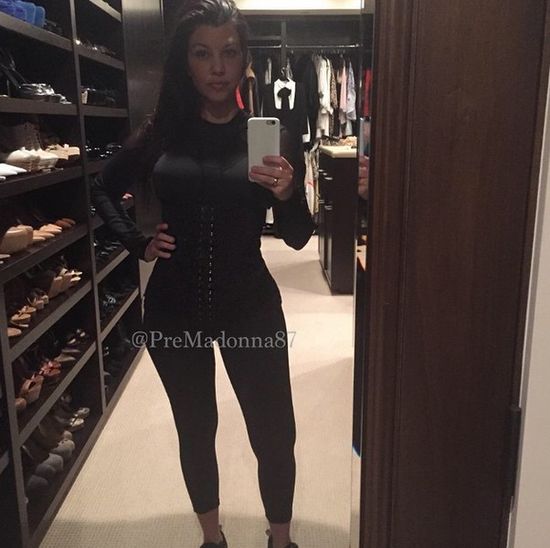 Tak wygląda Kourtney Kardashian 1,5 miesiąca po porodzie