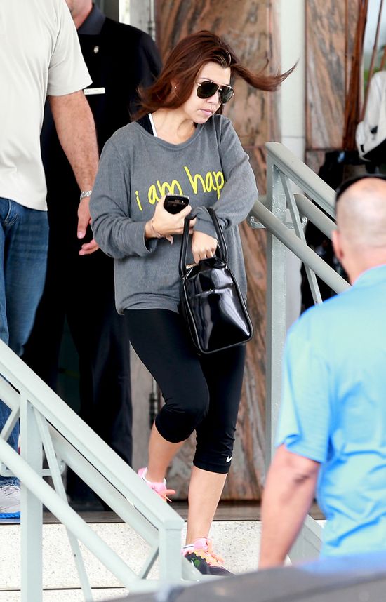 Kourtney Kardashian bez makijażu (FOTO)