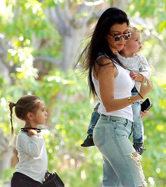 Kourtney Kardashian wygląda WSPANIALE, gdy... się nie stara