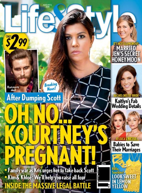 Life&Style: Kourtney Kardshian jest w CZWARTEJ ciąży!