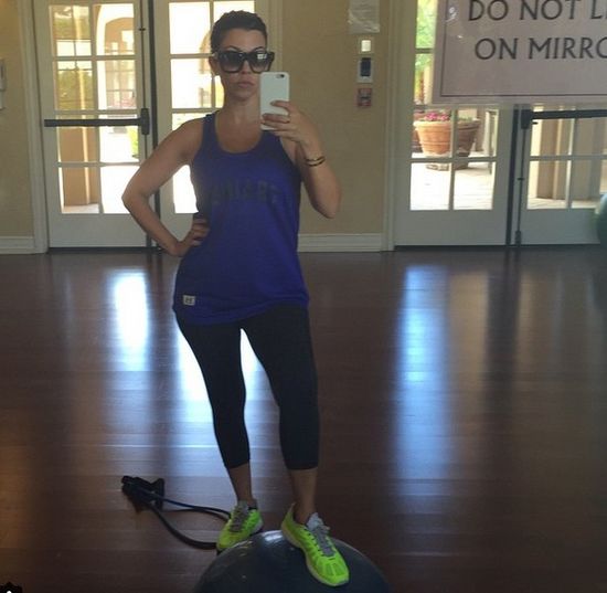 Jak Kourtney Kardashian zrzuciła 20 kilogramów?