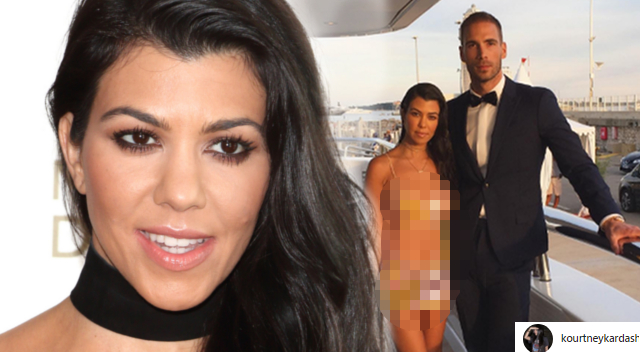 Kourtney Kardashian założyła tę sukienkę w Cannes i wywołała OBURZENIE