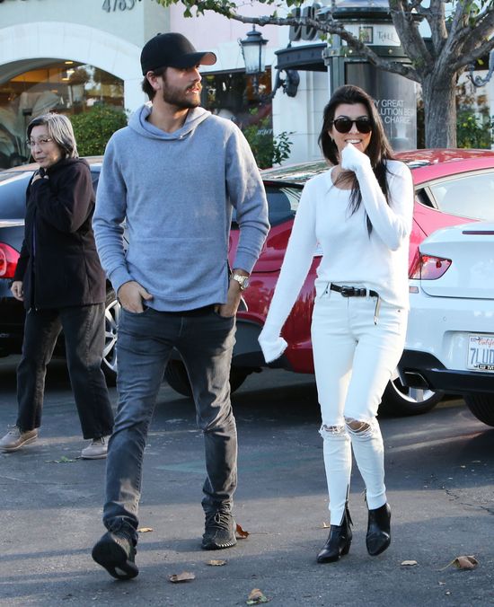 Wreszce razem! Roześmiana Kourtney w towarzystwie Scotta 