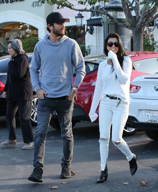 Wreszce razem! Roześmiana Kourtney w towarzystwie Scotta 