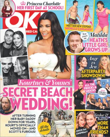 Kourtney Kardashian podczas ślubiu z Younesem wyglądała OBŁĘDNIE