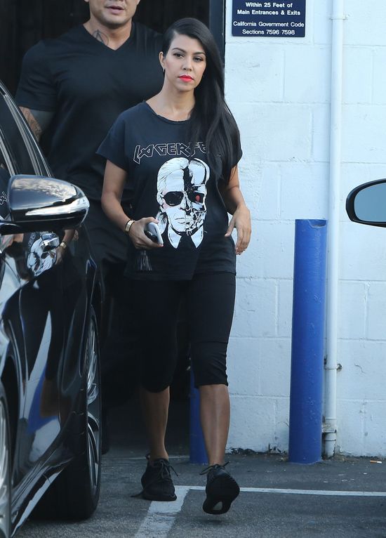 Kiedy Kourtney Kardashian zrezygnuje ze szpilek... (FOTO)