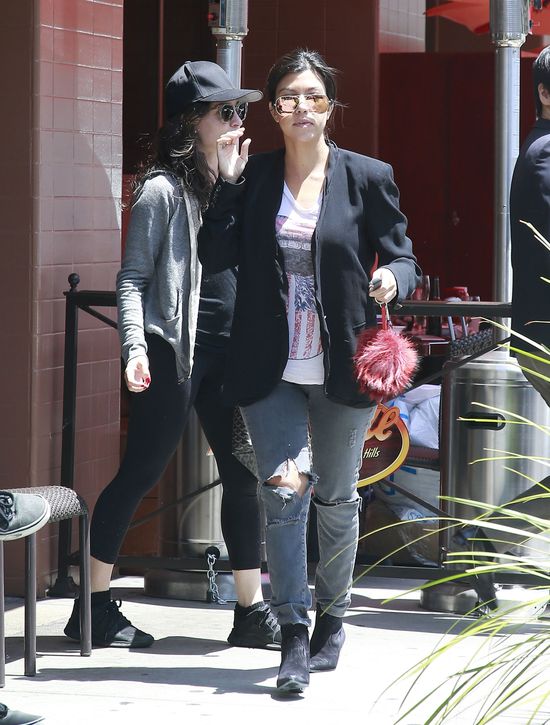 Kourtney Kardashian też miewa gorsze dni (FOTO)