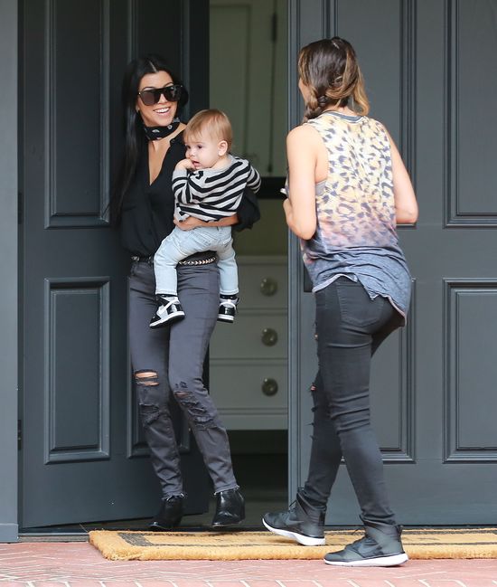 Nie zgadniecie, gdzie Kourtney zabiera swojego synka