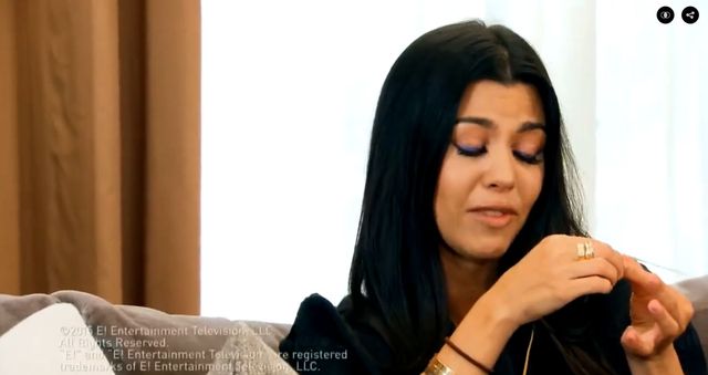 Nagrano reakcję Kourtney na zdjęcia Disicka z kochanką VIDEO