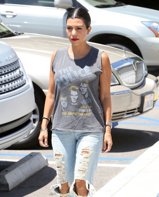 Kourtney Kardashian osiwiała ze stresu? (FOTO)