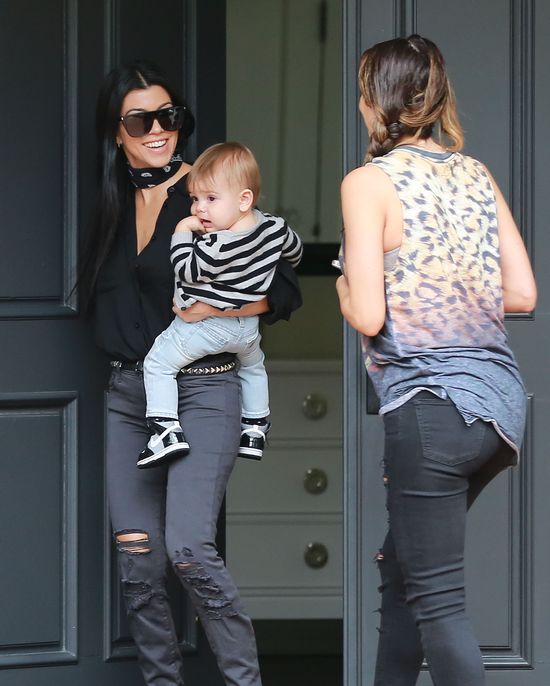 Nie zgadniecie, gdzie Kourtney zabiera swojego synka