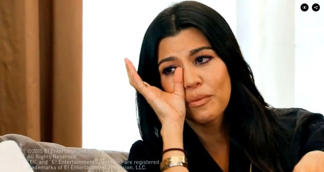 Nagrano reakcję Kourtney na zdjęcia Disicka z kochanką VIDEO