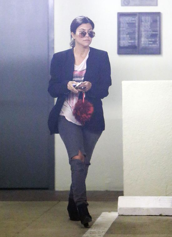 Kourtney Kardashian też miewa gorsze dni (FOTO)