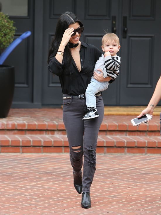 Nie zgadniecie, gdzie Kourtney zabiera swojego synka