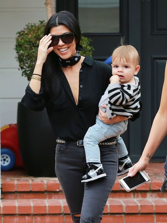 Nie zgadniecie, gdzie Kourtney zabiera swojego synka