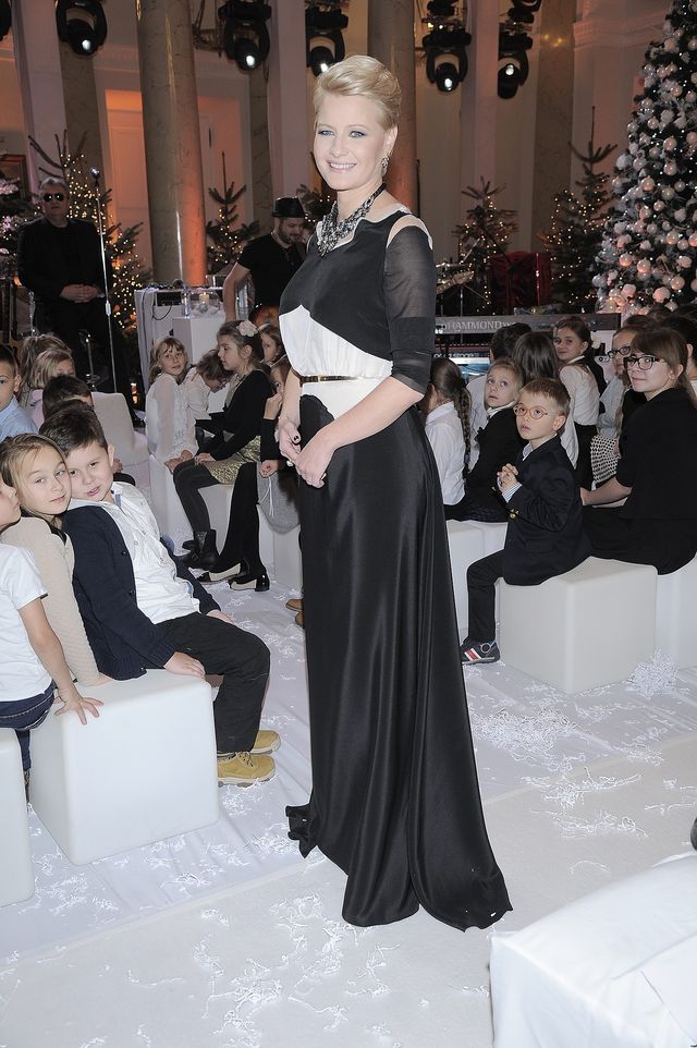 Małgorzata Kożuchowska kolęduje u prezydenta (FOTO)
