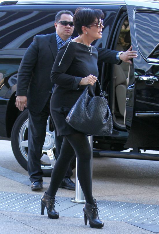 Z twarzy Kris Jenner po raz piewrszy znikł uśmiech