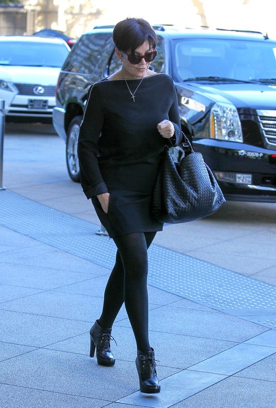 Z twarzy Kris Jenner po raz piewrszy znikł uśmiech