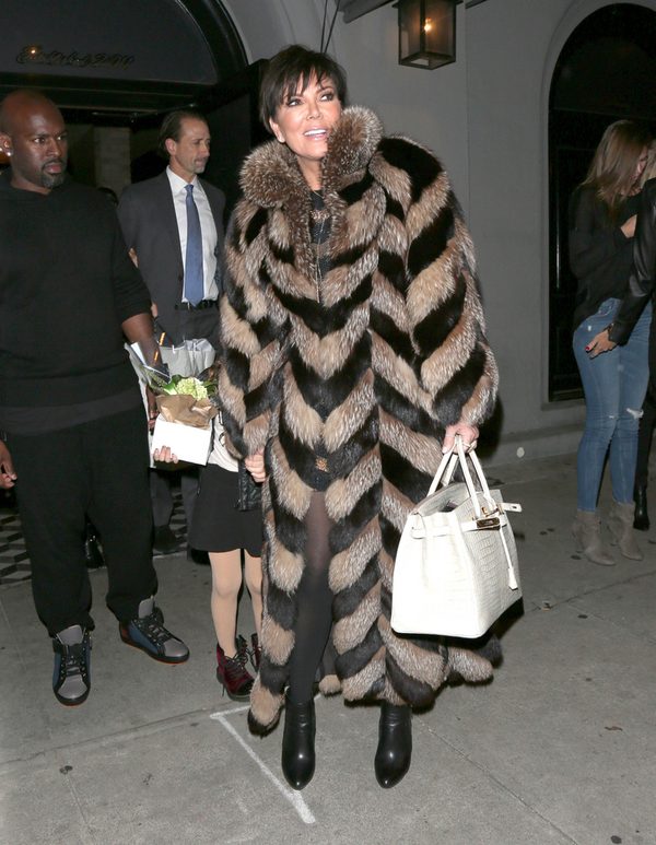 Kris Jenner rozwścieczyła obrońców praw zwierząt (FOTO)