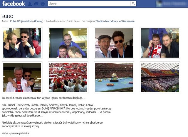 Wojewódzki: Znów poczułem się dumnym członkiem narodu...