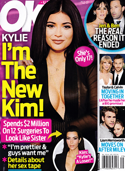 Kylie wydała 2 miliony dolarów, by upodobnić się do Kim!