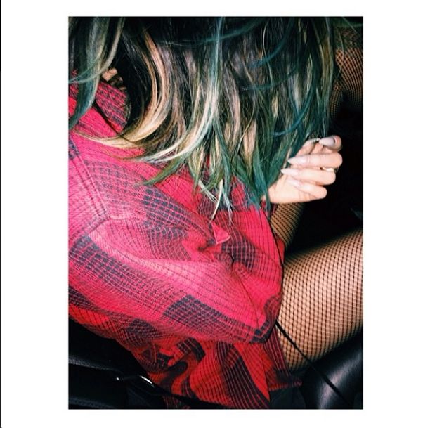 Kylie Jenner ma niebieskie włosy! (FOTO)