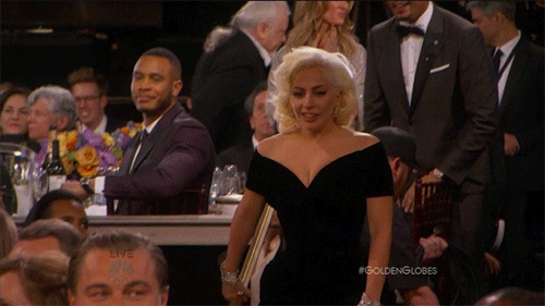 Reakcja Leonardo DiCaprio na tyły Lady Gagi jest BEZCENNA!