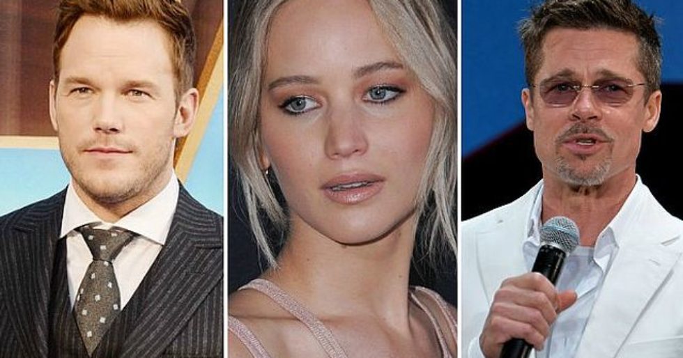 Jennifer Lawrence w końcu mówi o romansie z Bradem Pittem i Chrisem Prattem Jennifer Lawrence w końcu mówi o romansie z Bradem Pittem i Chrisem Prattem