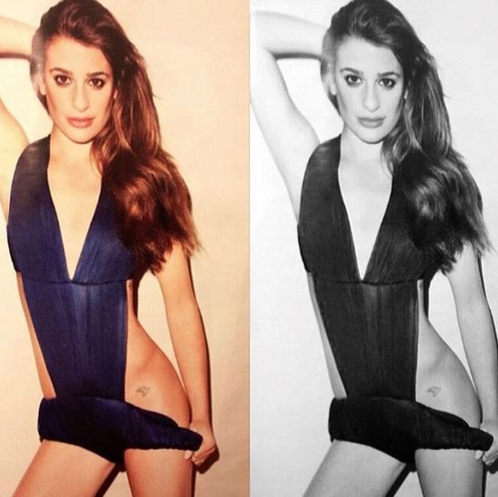 Lea Michele pokazuje, jaka jest niegrzeczna (FOTO)