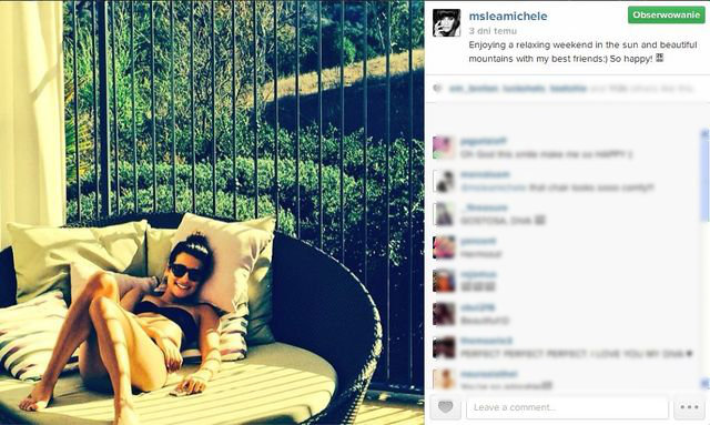 Górskie wakacje w wydaniu Lei Michele (FOTO)