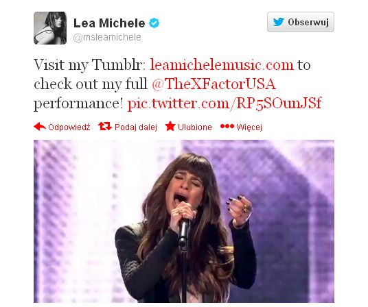 Lea Michele: Czas na relaks!