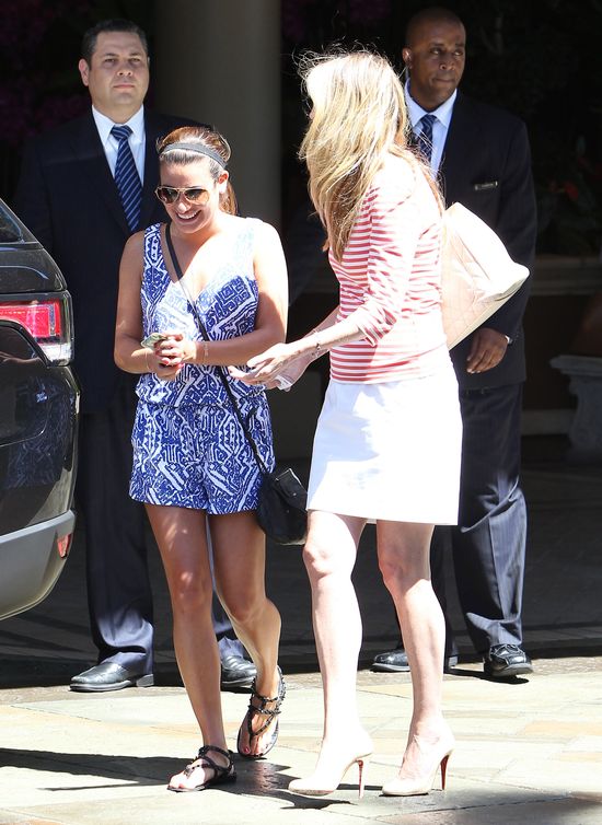 Ciężarna Lea Michele przyłapana z chłopakiem (FOTO)