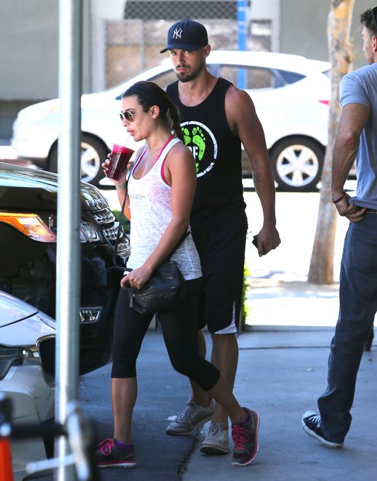 Lea Michele ma problemy z cerą (FOTO)