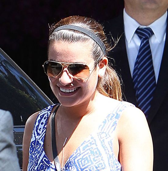 Ciężarna Lea Michele przyłapana z chłopakiem (FOTO)