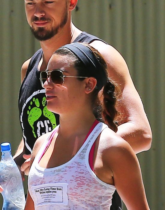 Lea Michele ma problemy z cerą (FOTO)