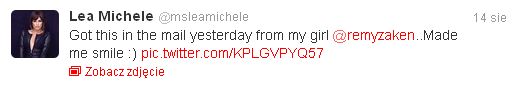 Lea Michele znów się uśmiecha Lea Michele znów się uśmiecha