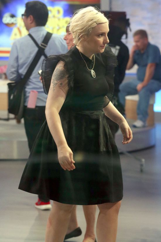 Tak wygląda Lena Dunham przed i po wizycie u wizażysty 