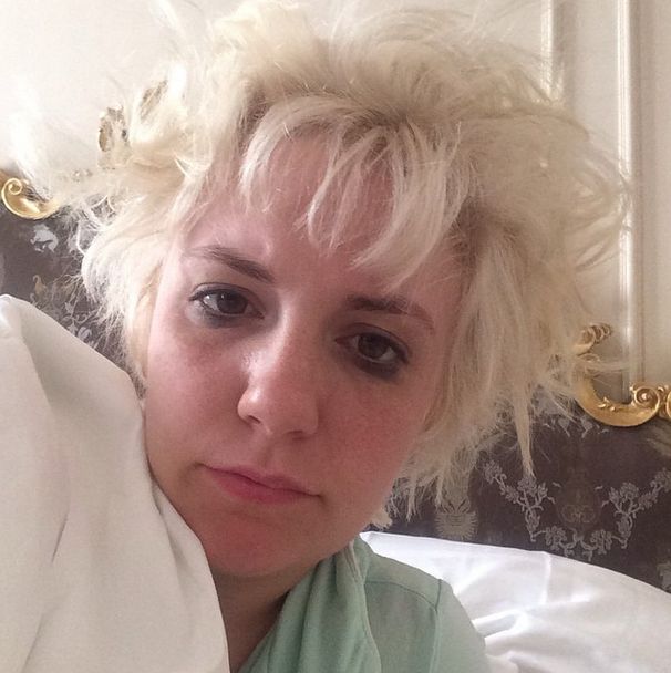 Leny Dunham o poranku można się przestraszyć (FOTO)