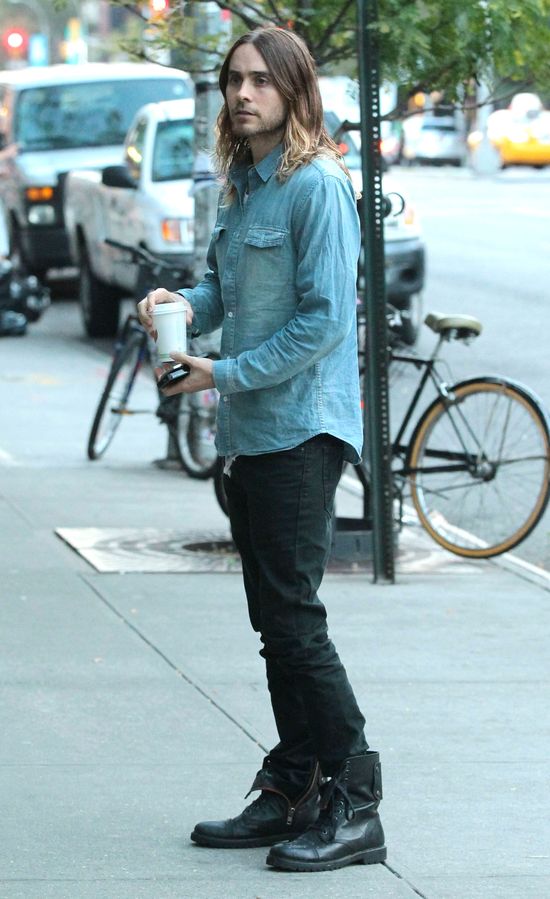 Jared Leto w Nowym Jorku (FOTO) Jared Leto w Nowym Jorku (FOTO)