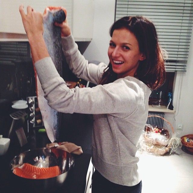 Anna Lewandowska gotuje z Okrasą (FOTO) Anna Lewandowska gotuje z Okrasą (FOTO)