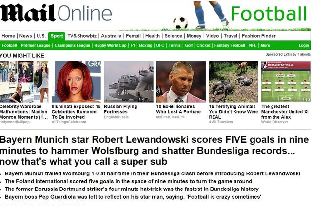 Szaleństwo! Lewandowski strzelił 5 goli w 9 minut! Szaleństwo! Lewandowski strzelił 5 goli w 9 minut!